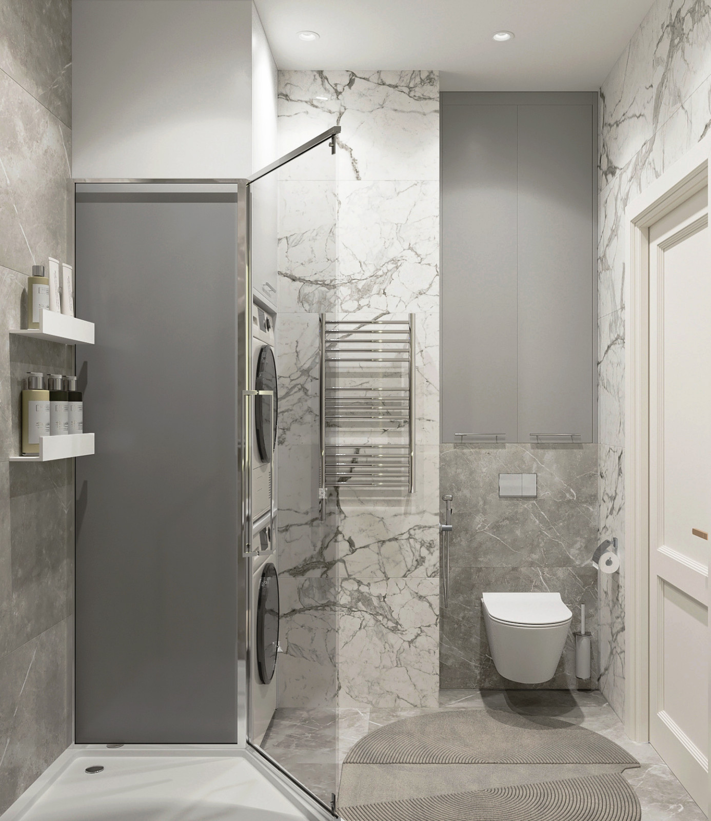 Интерьер в современном стиле в ЖК NOW