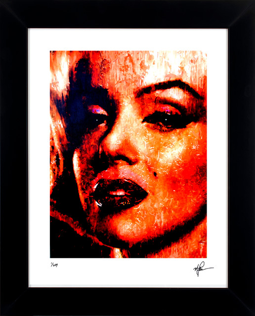 Marilyn Monroe "Because I Am" Art by Mark Lewis
