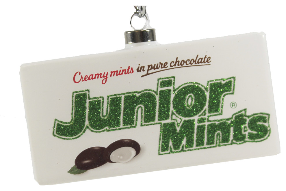 Kat + Annie Junior Mints Christmas Candy Candies Sweets, 3 In H X 1 In W X 5 In D Christmas