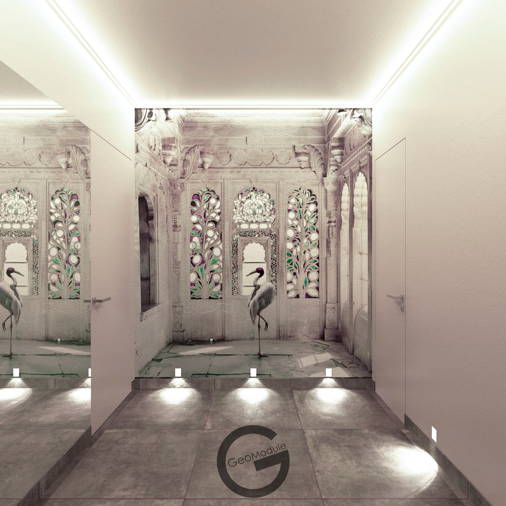 Проект квартиры для семейной пары. "Мягкая невесомость"