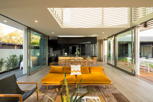 Garden House contemporary-vardagsrum