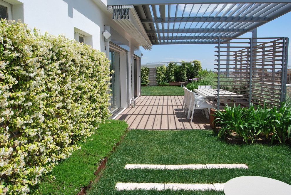 This is an example of a contemporary deck in Other.
