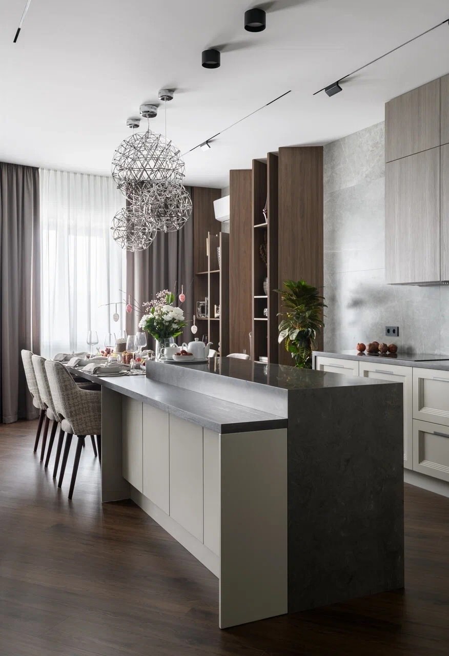 Реализация 3-х комнатной квартиры в стиле "Современная классика"