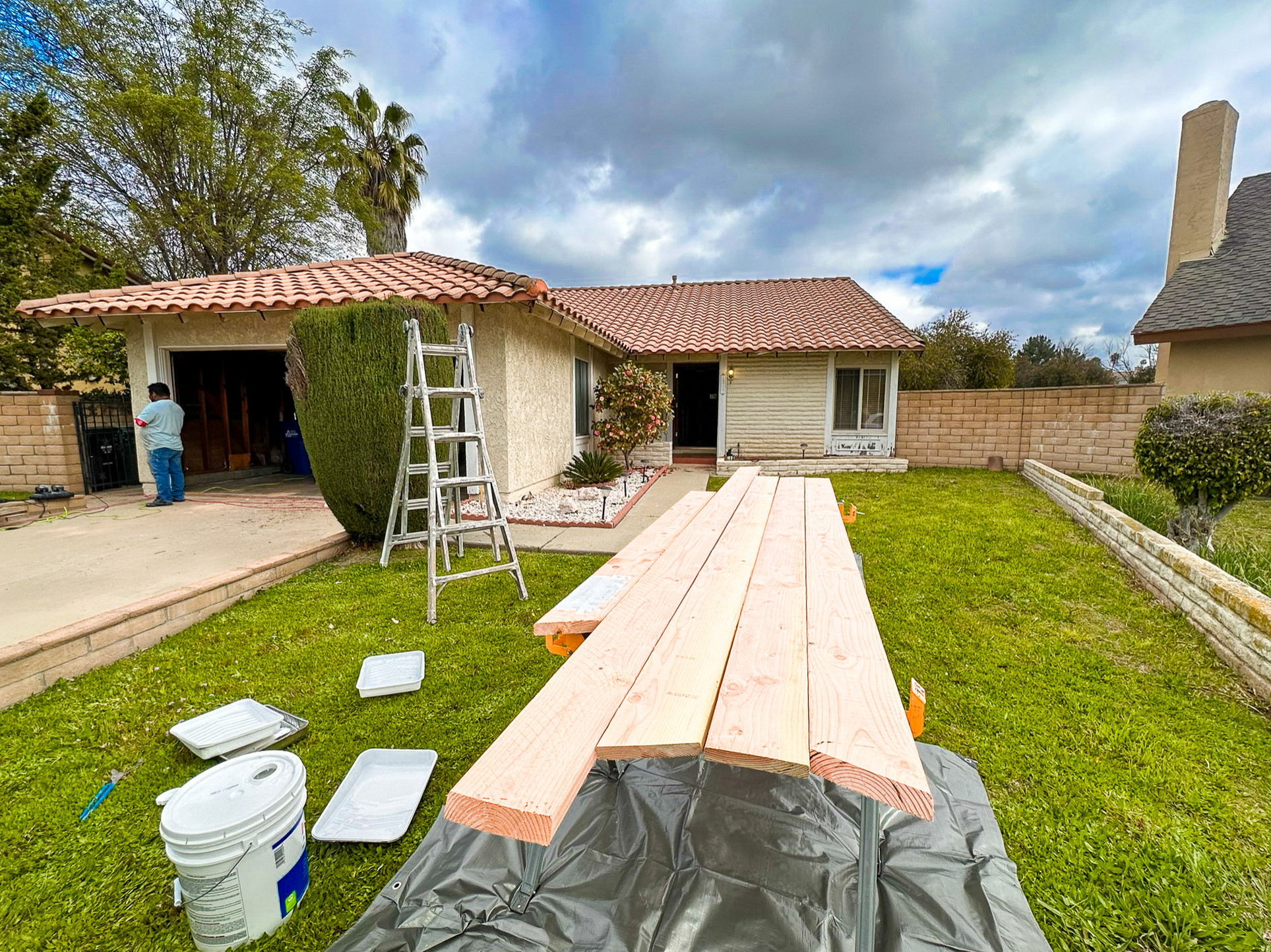 Mediterranean Fascia Repair Walnut