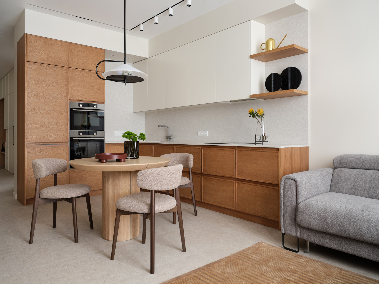 Скандинавский интерьер в квартире на берегу Москвы-реки: Интерьер+Дизайн