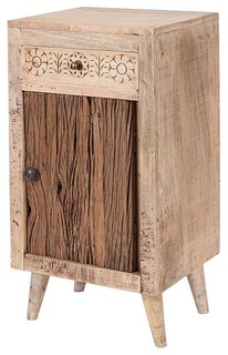 Recycled Wood Bedside Table Arts Crafts Nightstands And
