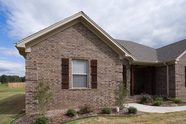 Chocolate Brown Antique Traditional Exterior Dallas