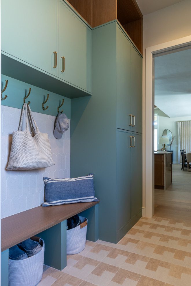 Inspiration for a transitional entryway remodel in Denver
