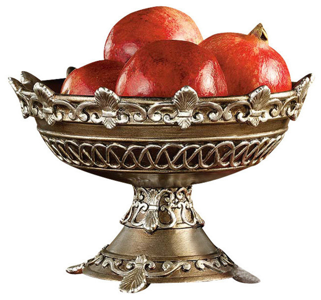 King Arthur's Vessel of Avalon Centerpiece Bowl - Traditional - Fruit Bowls  And Baskets - by Design Toscano | Houzz