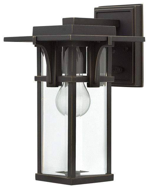 Manhattan Outdoor Lantern Wall Light, Small