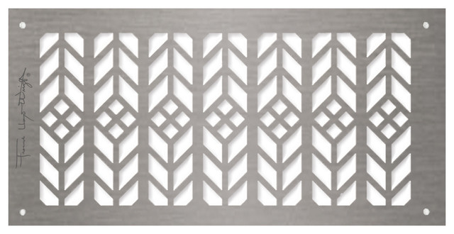Frank Lloyd Wright Collection 6 X12 Alumnium Floral Grille