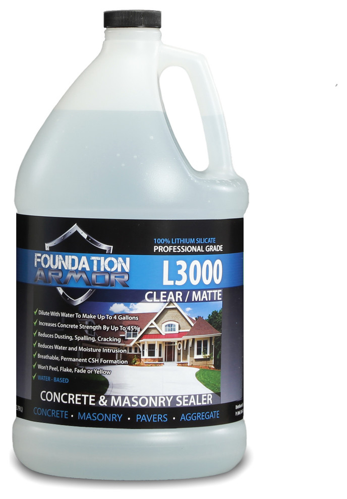 L3000 Concentrated Lithium Silicate Concrete Sealer, Hardener