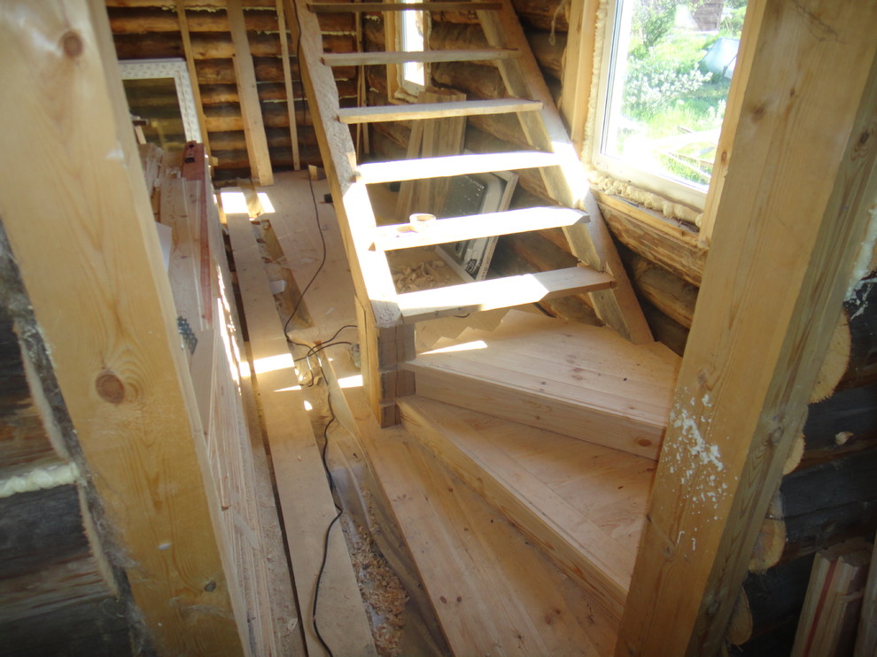 Отделка дома рядом с баней