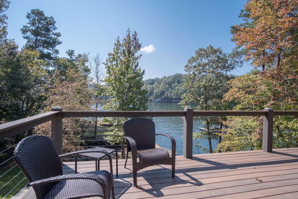 Deck - rustic deck idea in Birmingham