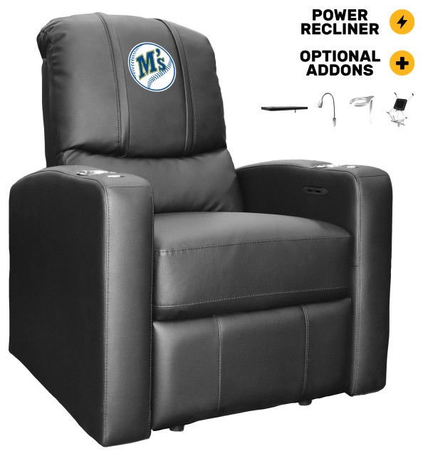 Seattle Mariners Cooperstown Secondary Man Cave Home Theater Power Recliner