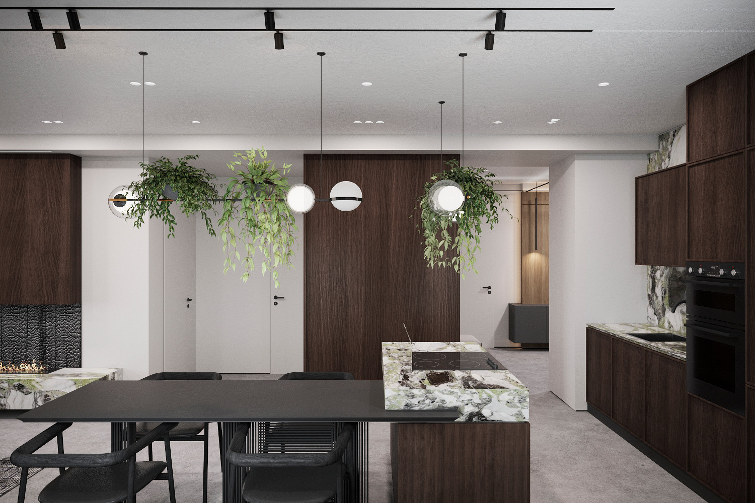 Квартира для семьи, которая любит природу и хоккей