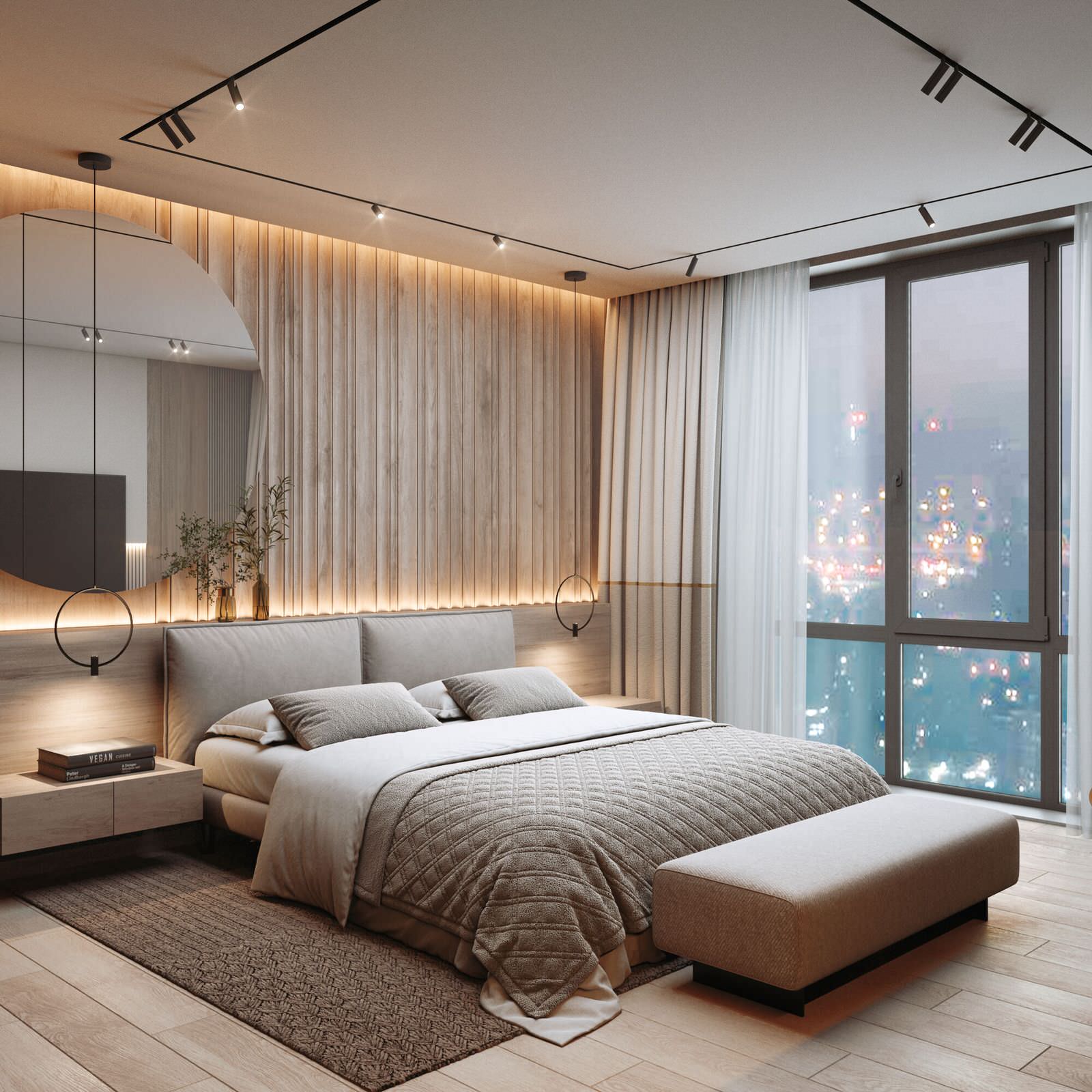 Slim Magnetic Умный трековый светильник 14W 2700-6500K Dim Dual чёрный