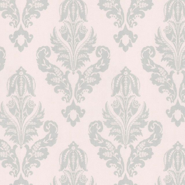 Silver French Damask Fabric
