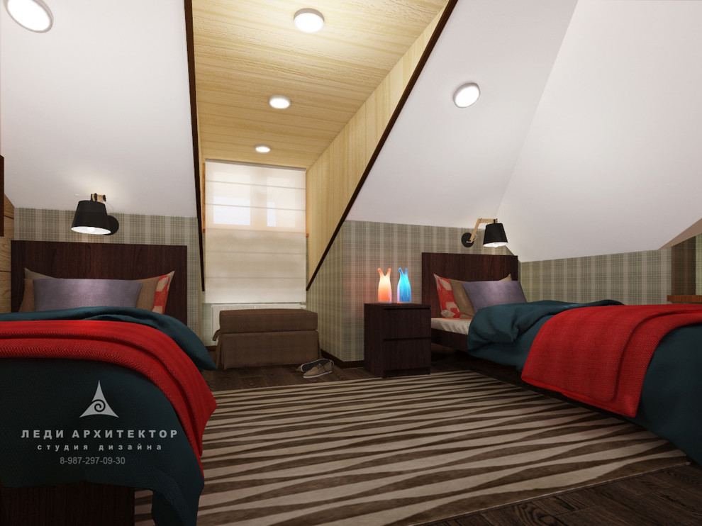 Дизайн-проект квартиры с мансардой