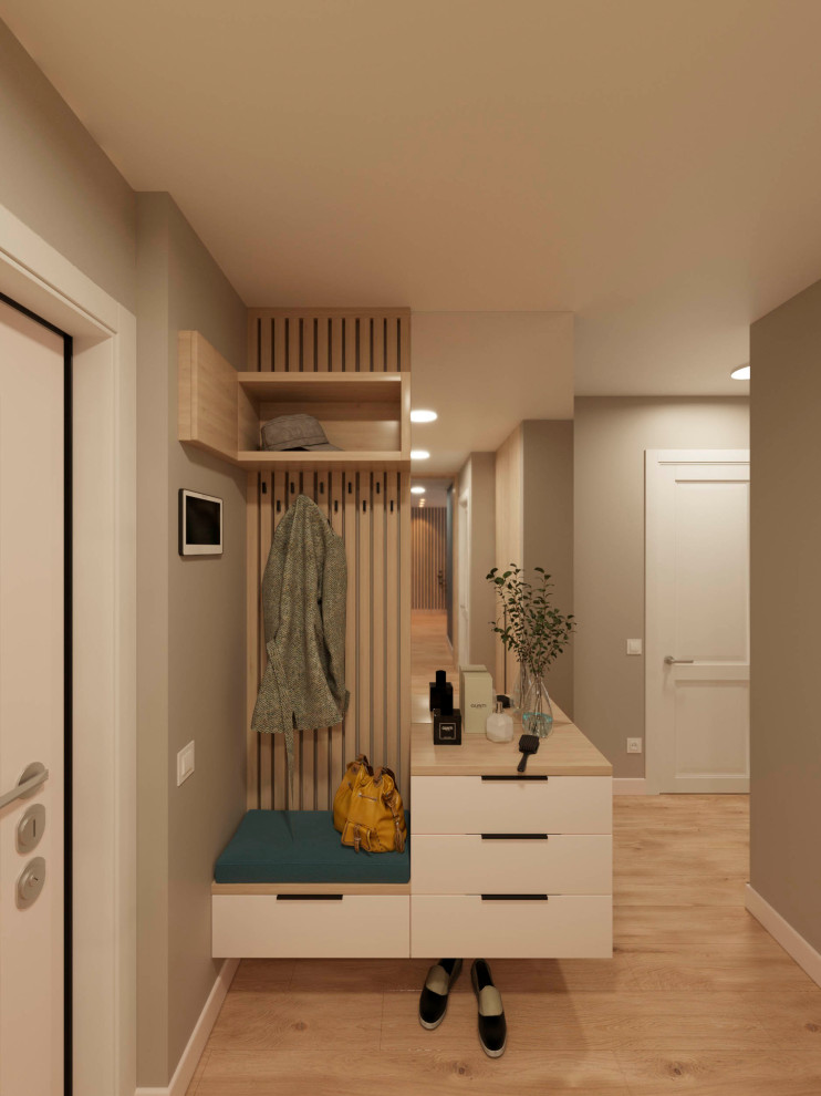 Дизайн проект двухкомнатной квартиры на Грайвороновской улице в Москве