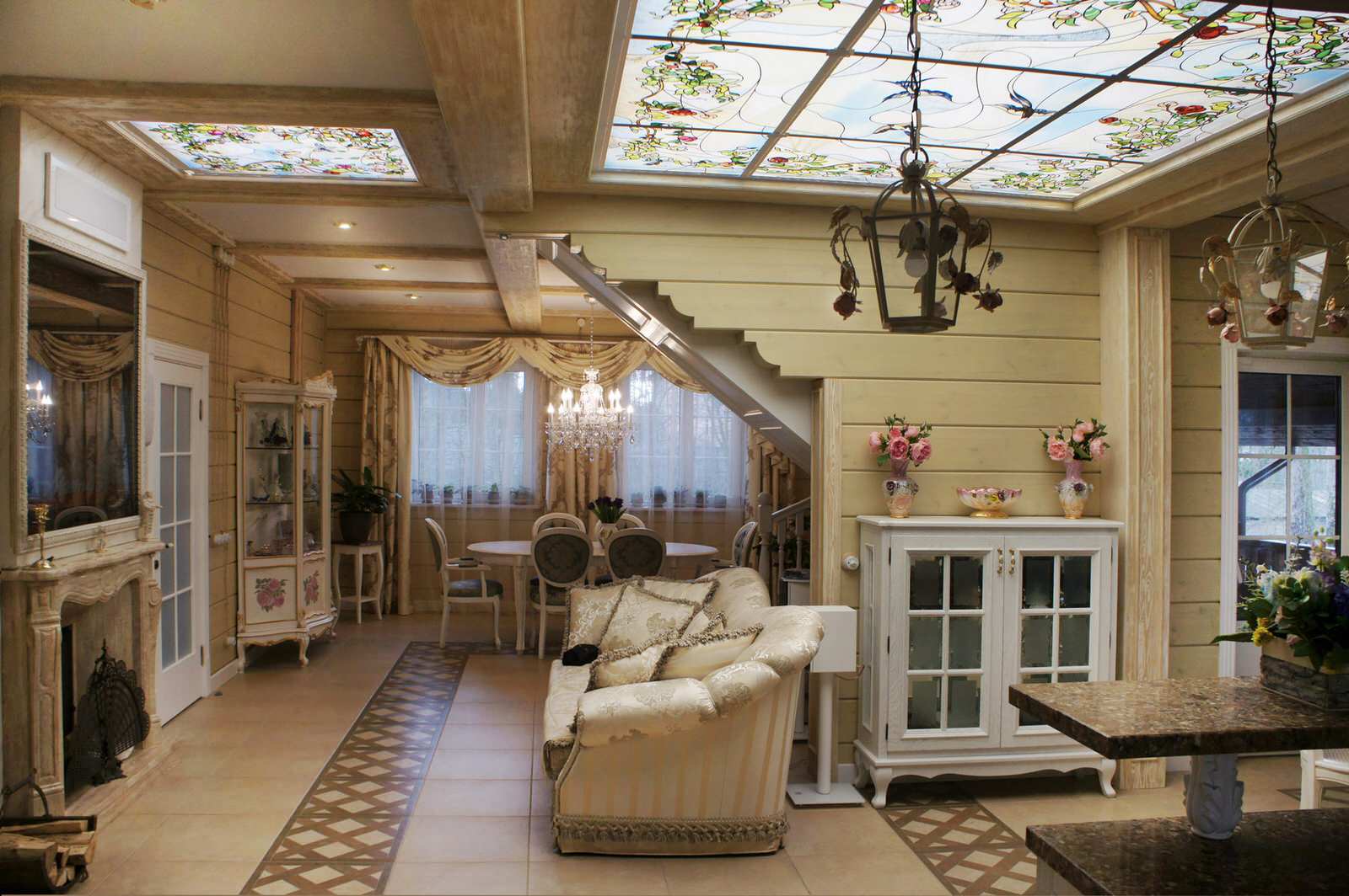 Дизайн интерьера коттеджа в Александровской