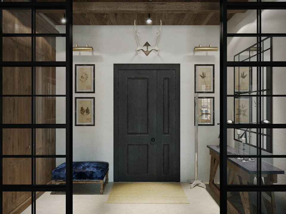 Квартира в "Сталинке". Кантри - Лофт.