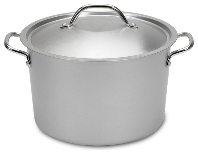 Nordic Ware 8 Quart Restaurant Stock Pot With Lid Contemporary