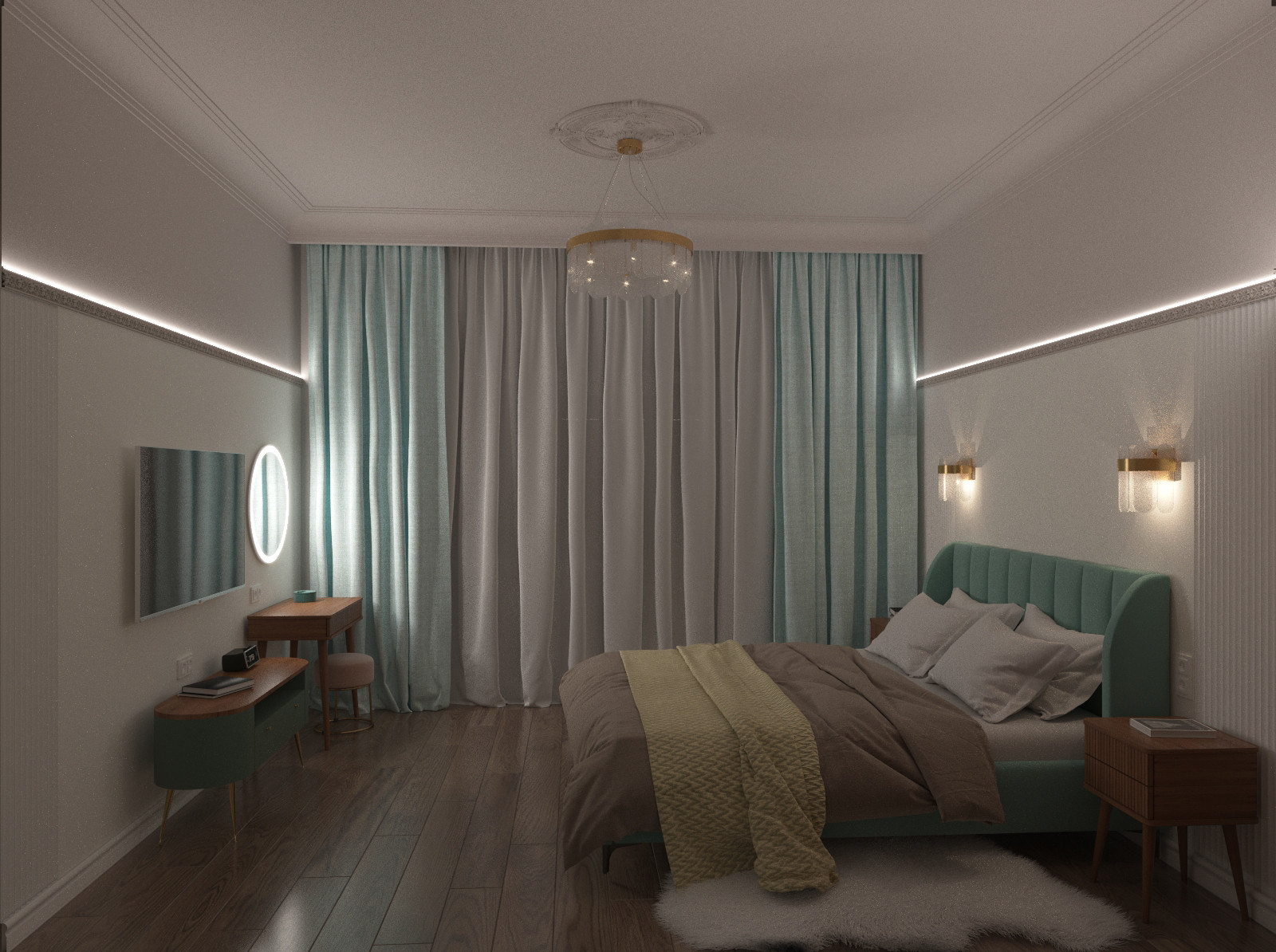 Квартира в лаконичной классике