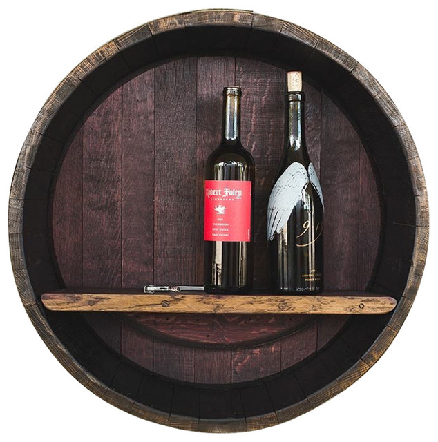 Wine Barrel Shelf Rustic Display And Wall Shelves by Alpine Wine