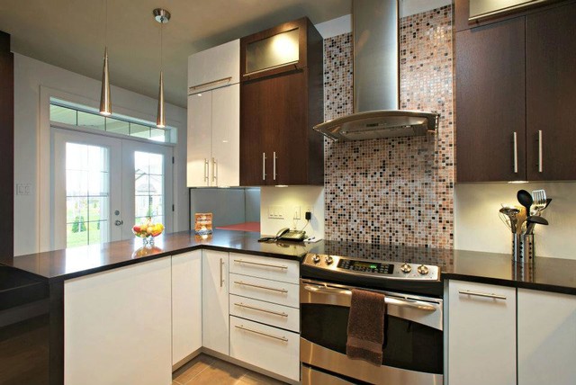 Modern Brown And White Kitchen Modern Brown And White Kitchen