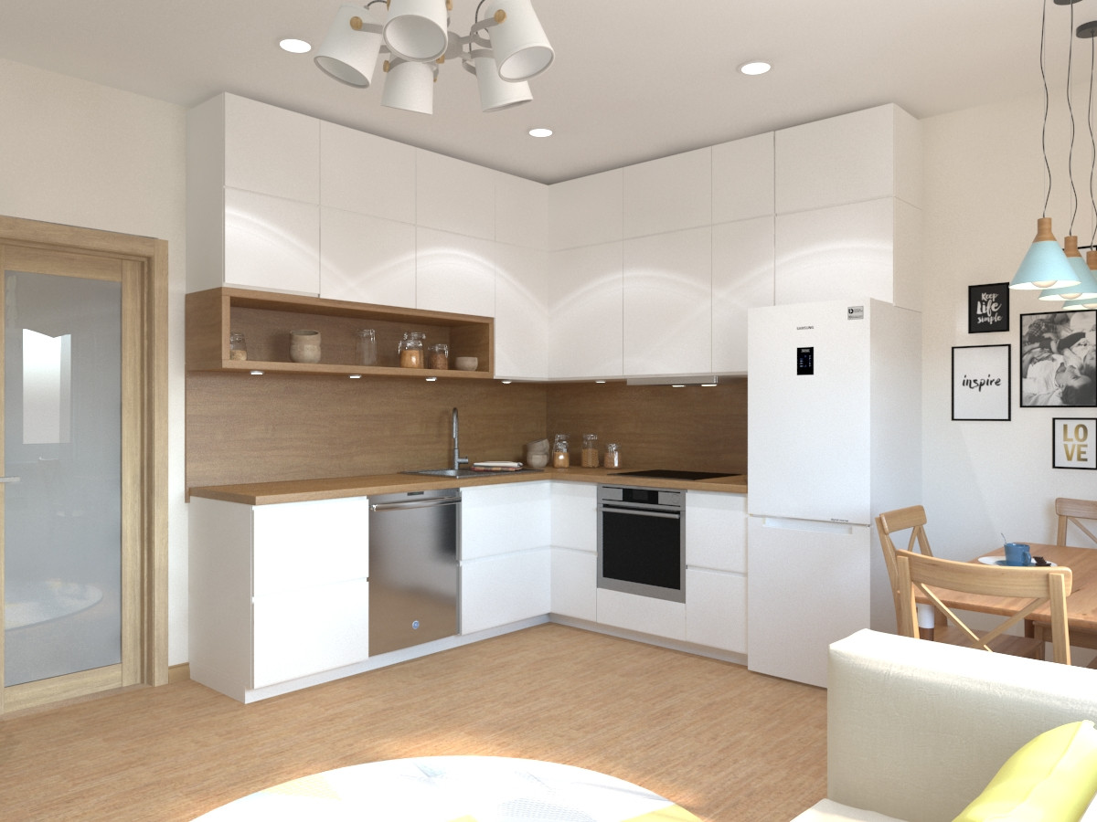 Проект квартиры в скандинавском стиле