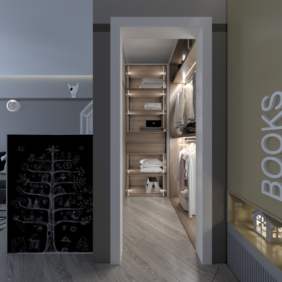 Дизайн интерьера  "Детская для мальчика в ЖК "Фреш"