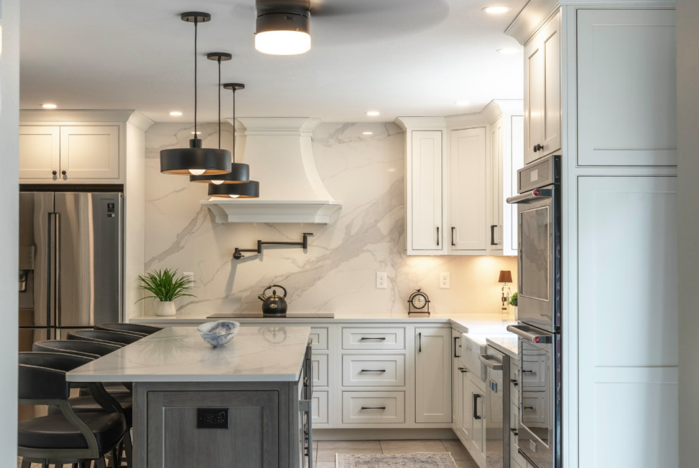 Marble & Maple Kitchen and Bath Remodel