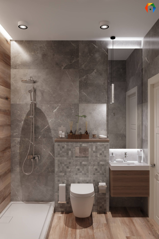 Серебрякова. Дизайн-проект трешки с кухней-гостиной