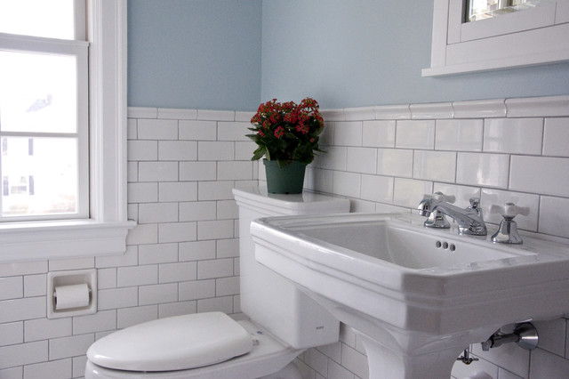 Renovation Retains A 1920s Bath S, 1920s Bathroom Floor Tiles Design