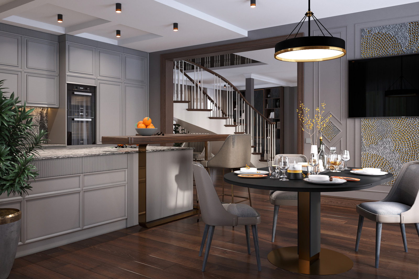 Дизайн-проект дома в Сазонках