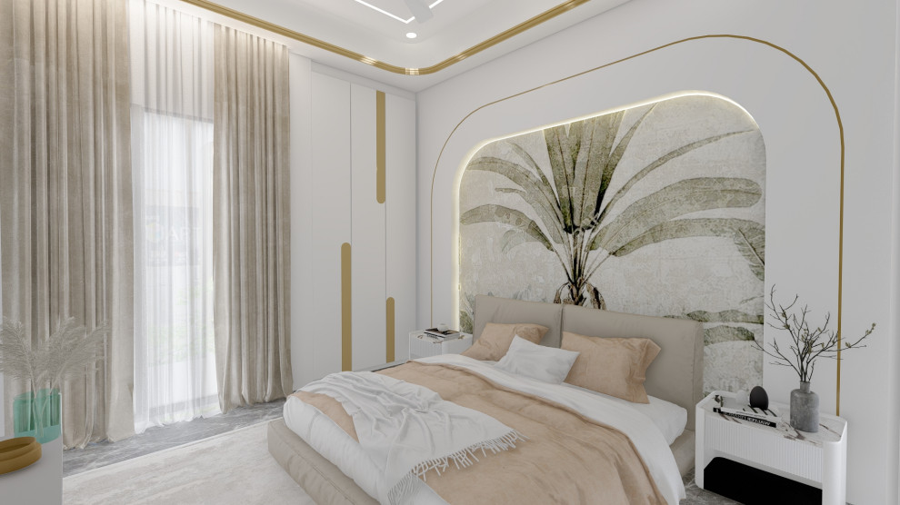 Modern Master Bedroom Redesign in Hampstead - Modern - Bedroom - London ...