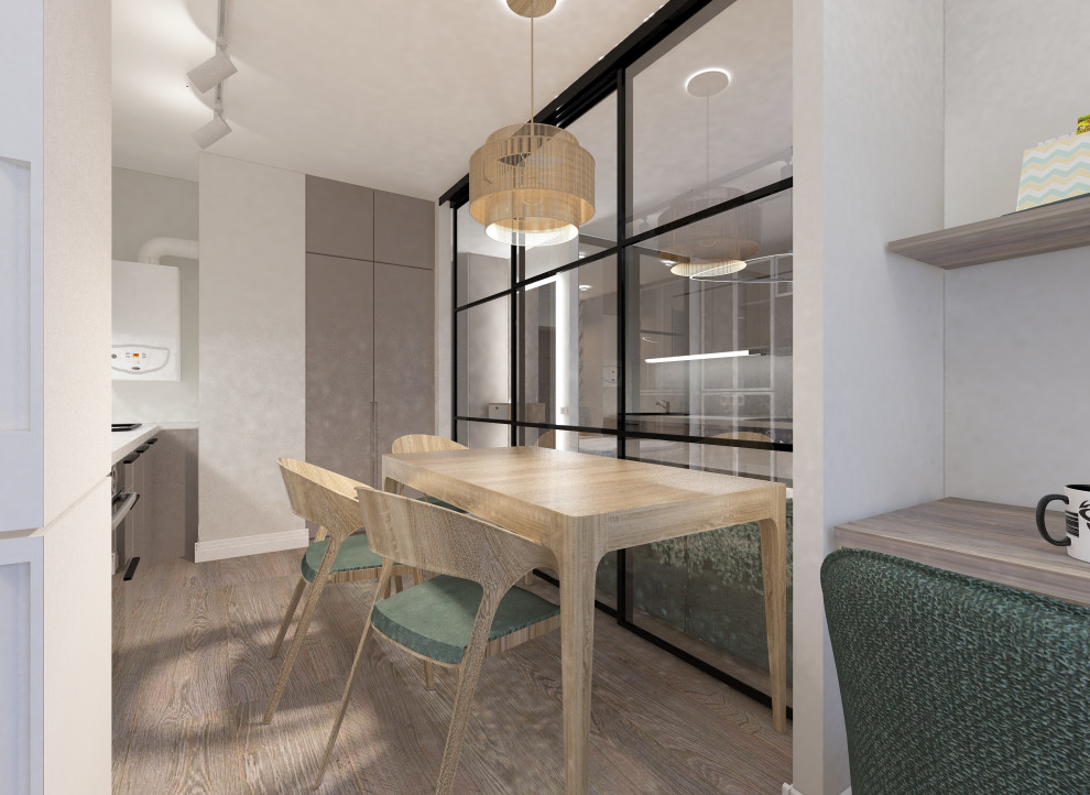 дизайн квартиры 42 кв.м ЖК Булгаковский парк