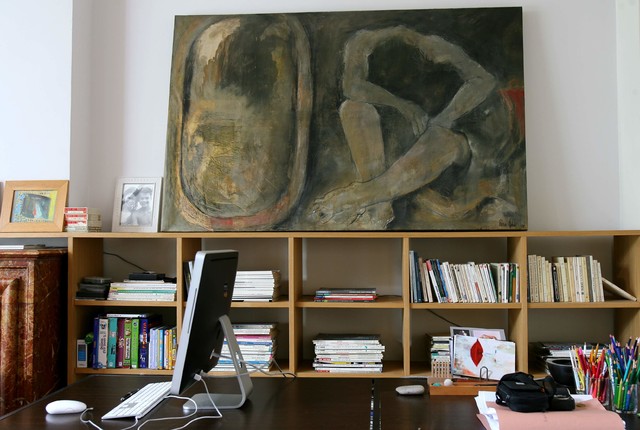 DUPLEX RND contemporary-home-office-and-library