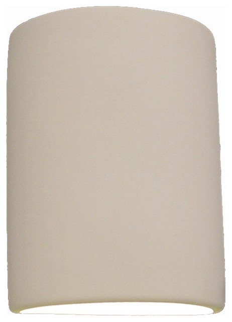 Eloise Half Cylinder Outdoor Wall Light Contemporary Eloise Half Cylinder Outdoor Wall Light Metallic Copper Open Top