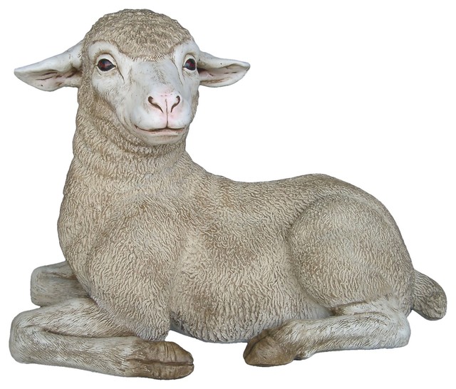 resin lamb statue