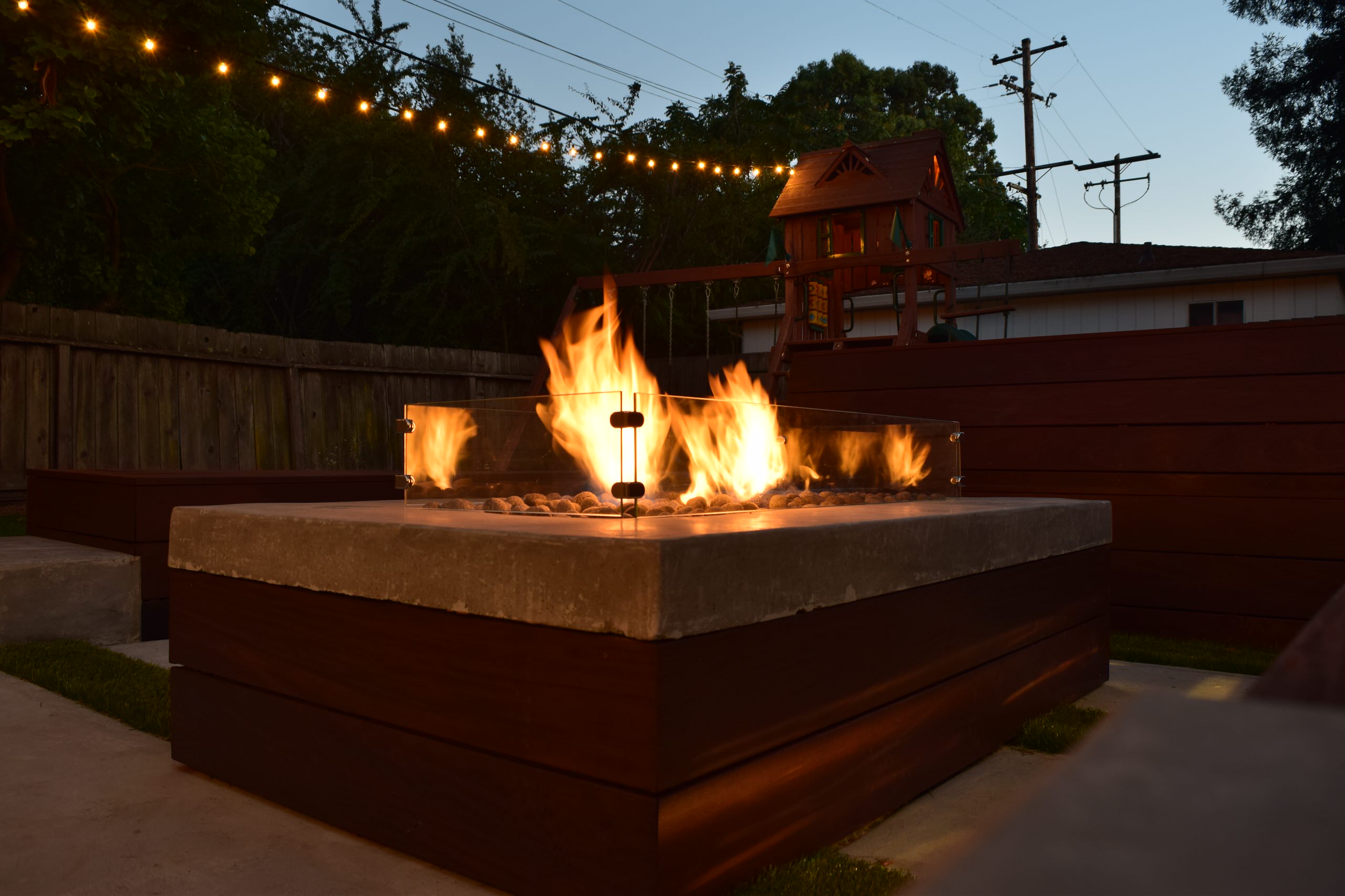 IPE Deck and Seating area