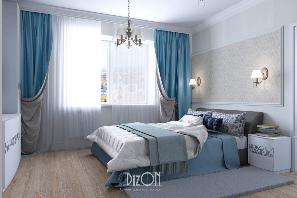 Квартира в классическом стиле,спальня