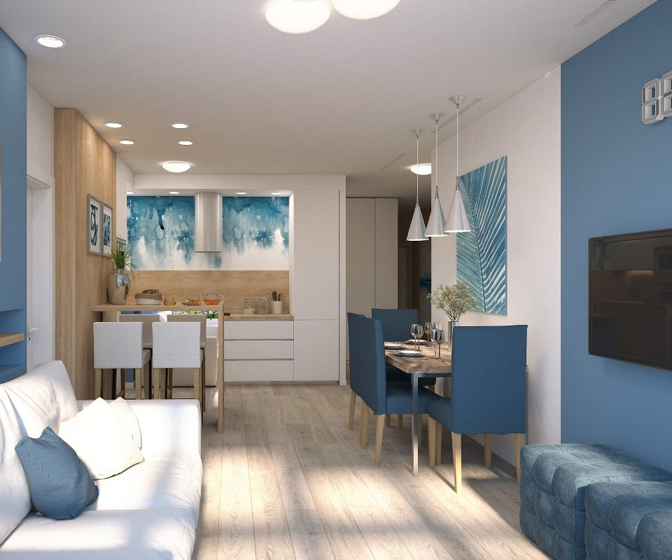 ЖК Spires, 4 комнаты, 110 м²