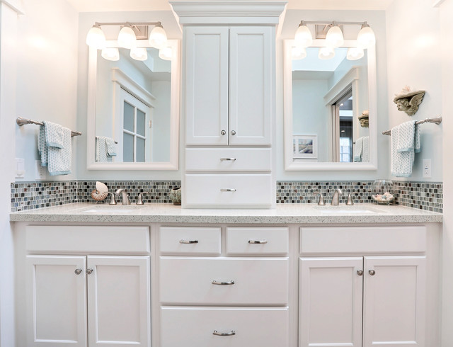 Beachy Bliss Master Bath coastal-bathroom