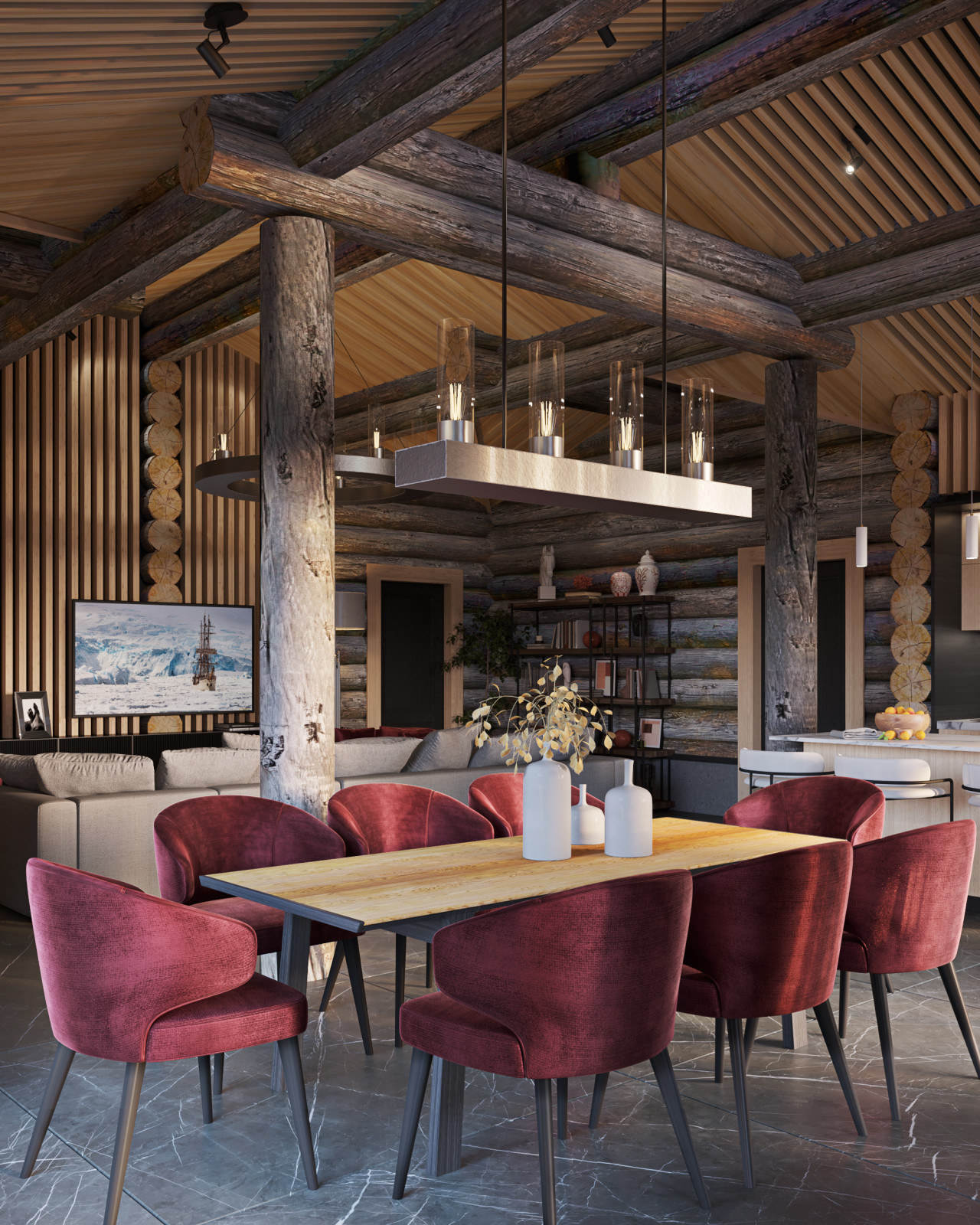 Шале интнрьер