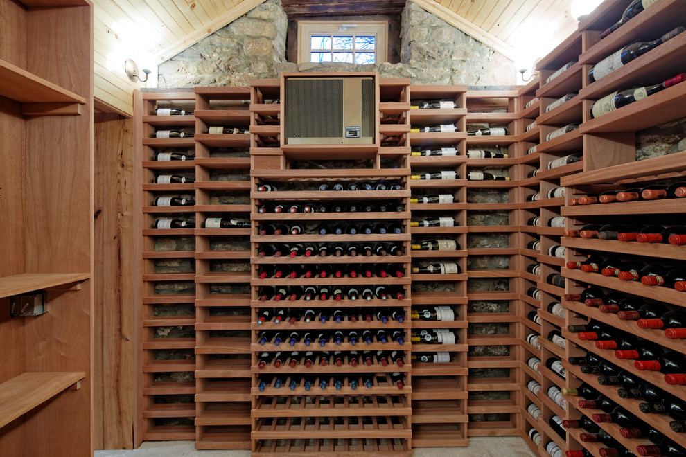 Country wine cellar in New York.