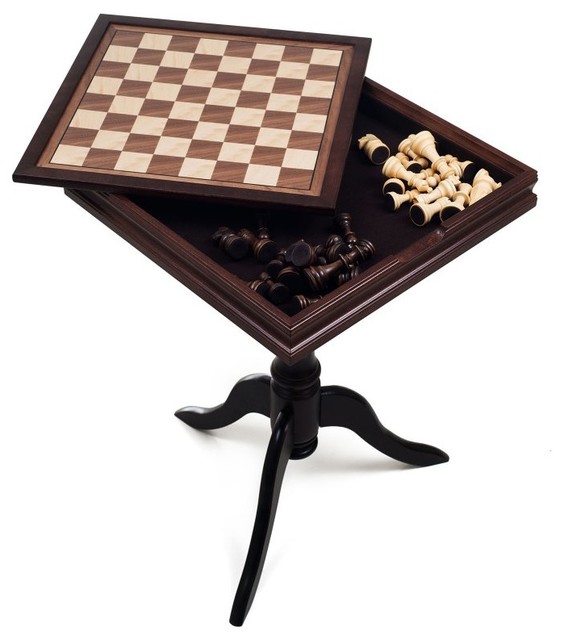Trademark Games Deluxe Chess and Backgammon Table Multicolor - 80-1808