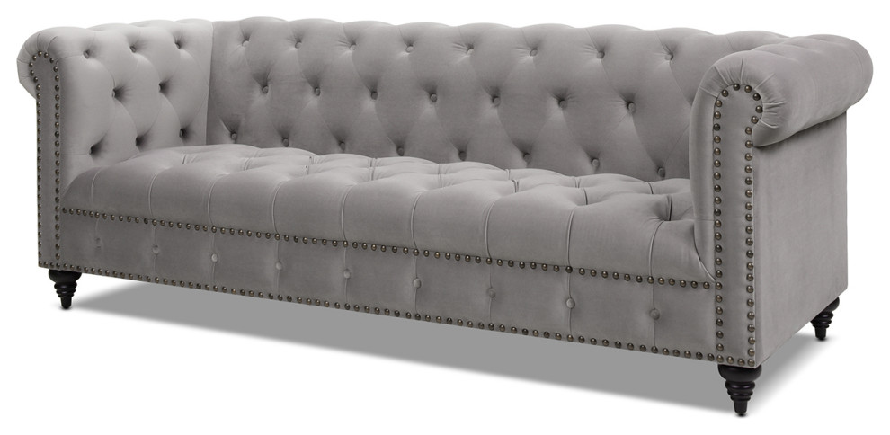Alto 88" Tufted Chesterfield Sofa - Traditional - Sofas - by Jennifer  Taylor Home | Houzz