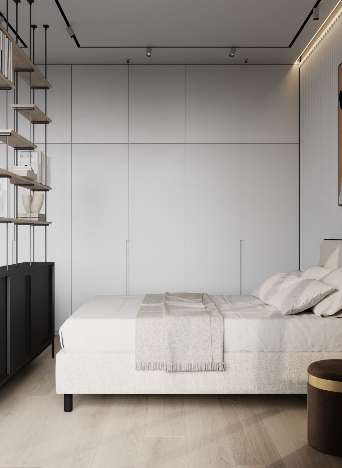 Дизайн интерьера квартиры в современном стиле в ЖК Сити Парк 2